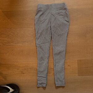 Calvin Klein Black and White Houndstooth Pants